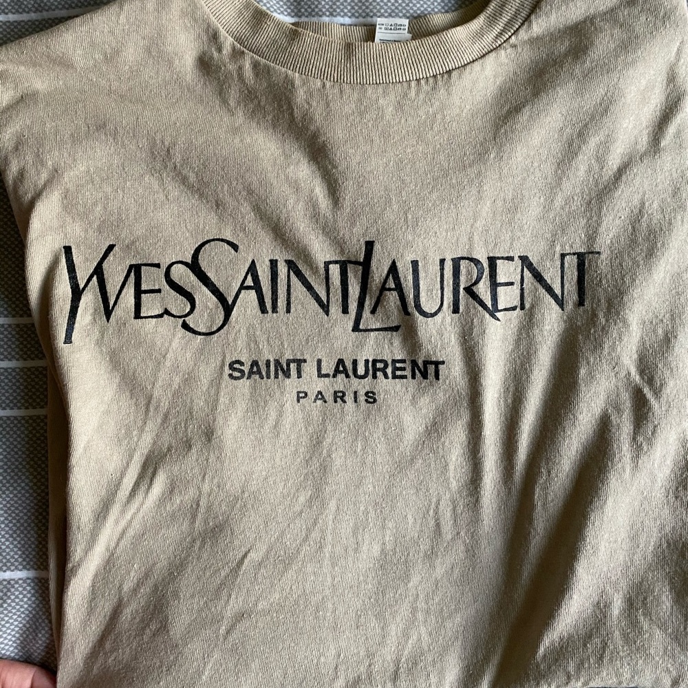 YSL tee. not the authentic one